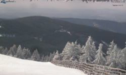 Lysá hora, pohled na východ