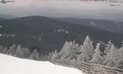 Lysá hora, pohled na východ