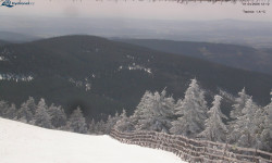 Lysá hora, pohled na východ