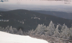 Lysá hora, pohled na východ