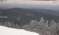 Lysá hora, pohled na východ