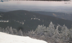 Lysá hora, pohled na východ