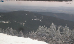 Lysá hora, pohled na východ