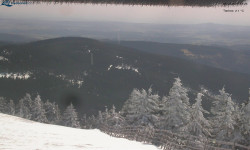 Lysá hora, pohled na východ