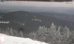 Lysá hora, pohled na východ