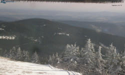 Lysá hora, pohled na východ