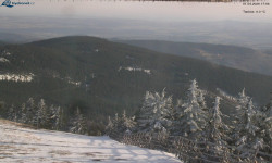 Lysá hora, pohled na východ