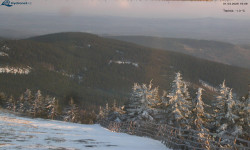 Lysá hora, pohled na východ