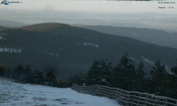 Lysá hora, pohled na východ