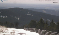 Lysá hora, pohled na východ