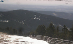 Lysá hora, pohled na východ