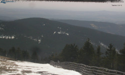 Lysá hora, pohled na východ