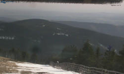 Lysá hora, pohled na východ