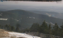 Lysá hora, pohled na východ