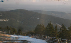 Lysá hora, pohled na východ