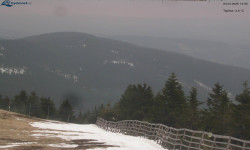 Lysá hora, pohled na východ