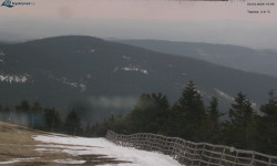 Lysá hora, pohled na východ