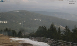 Lysá hora, pohled na východ