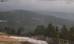 Lysá hora, pohled na východ