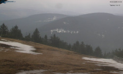 Lysá hora, pohled na východ