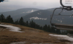 Lysá hora, pohled na východ