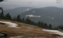 Lysá hora, pohled na východ