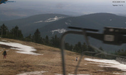 Lysá hora, pohled na východ