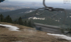 Lysá hora, pohled na východ