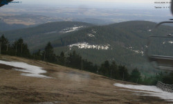 Lysá hora, pohled na východ