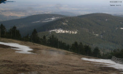 Lysá hora, pohled na východ