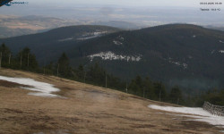 Lysá hora, pohled na východ