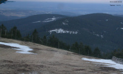 Lysá hora, pohled na východ