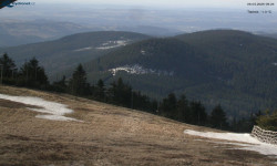 Lysá hora, pohled na východ