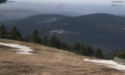 Lysá hora, pohled na východ