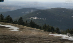 Lysá hora, pohled na východ