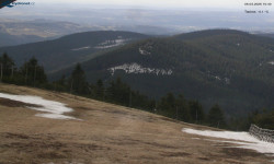 Lysá hora, pohled na východ