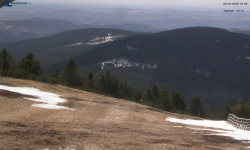 Lysá hora, pohled na východ