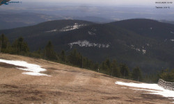 Lysá hora, pohled na východ