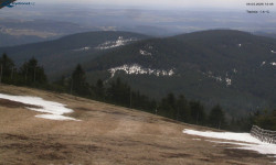 Lysá hora, pohled na východ