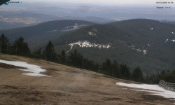 Lysá hora, pohled na východ