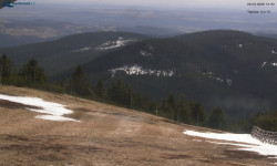 Lysá hora, pohled na východ