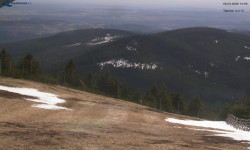 Lysá hora, pohled na východ