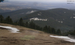 Lysá hora, pohled na východ