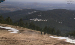 Lysá hora, pohled na východ