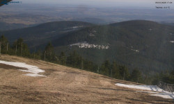 Lysá hora, pohled na východ