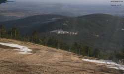 Lysá hora, pohled na východ