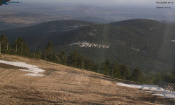 Lysá hora, pohled na východ