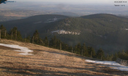 Lysá hora, pohled na východ