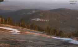 Lysá hora, pohled na východ