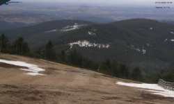 Lysá hora, pohled na východ